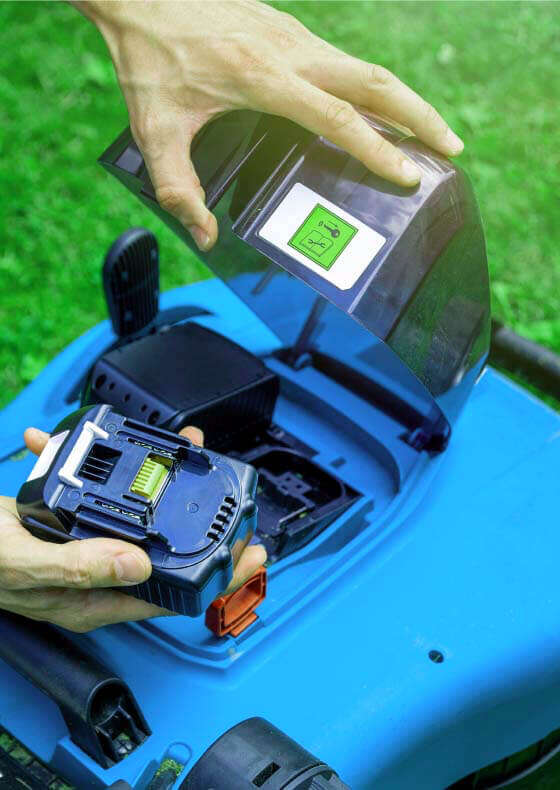 garten akku rasenmaeher banner c